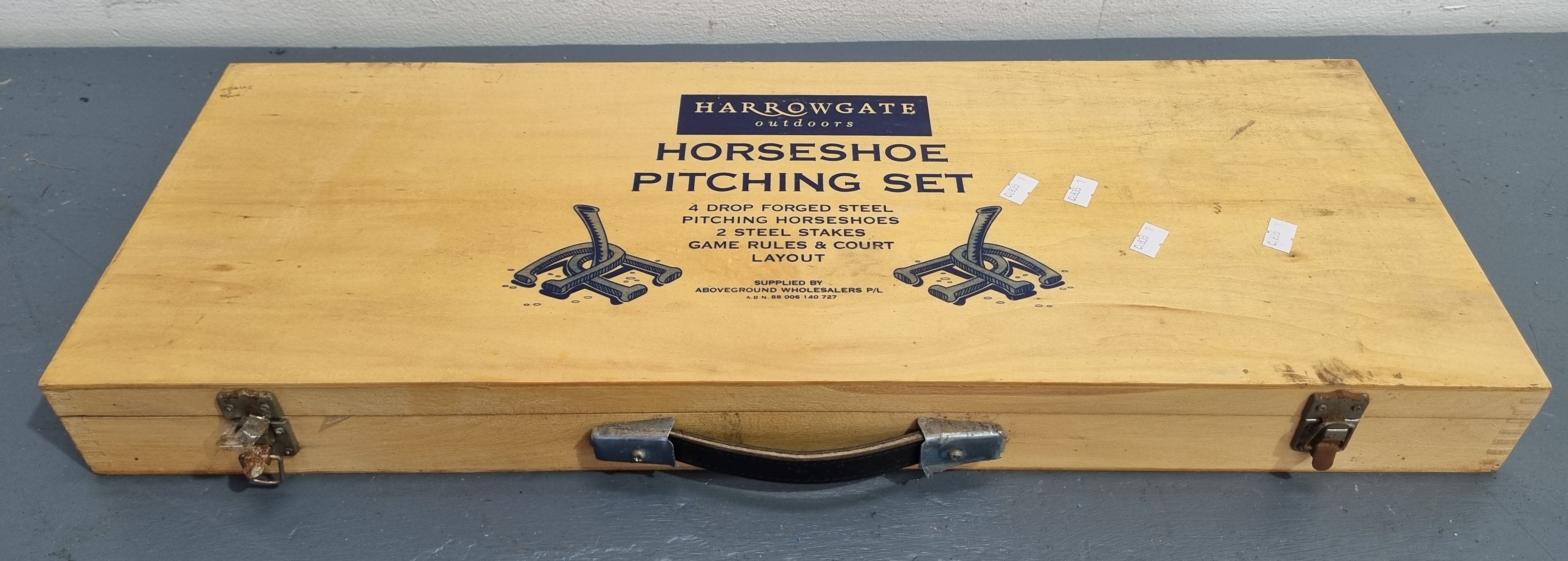 A Horseshoe Pitching Game
