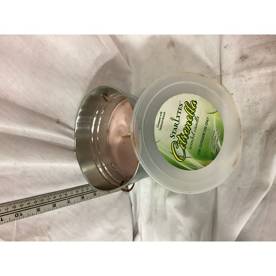 StarLytes Citronella Scented Candle For Outdoor Use Only