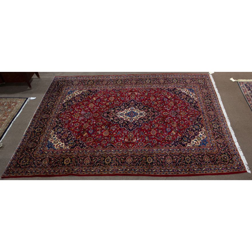 A Persian Kashan carpet