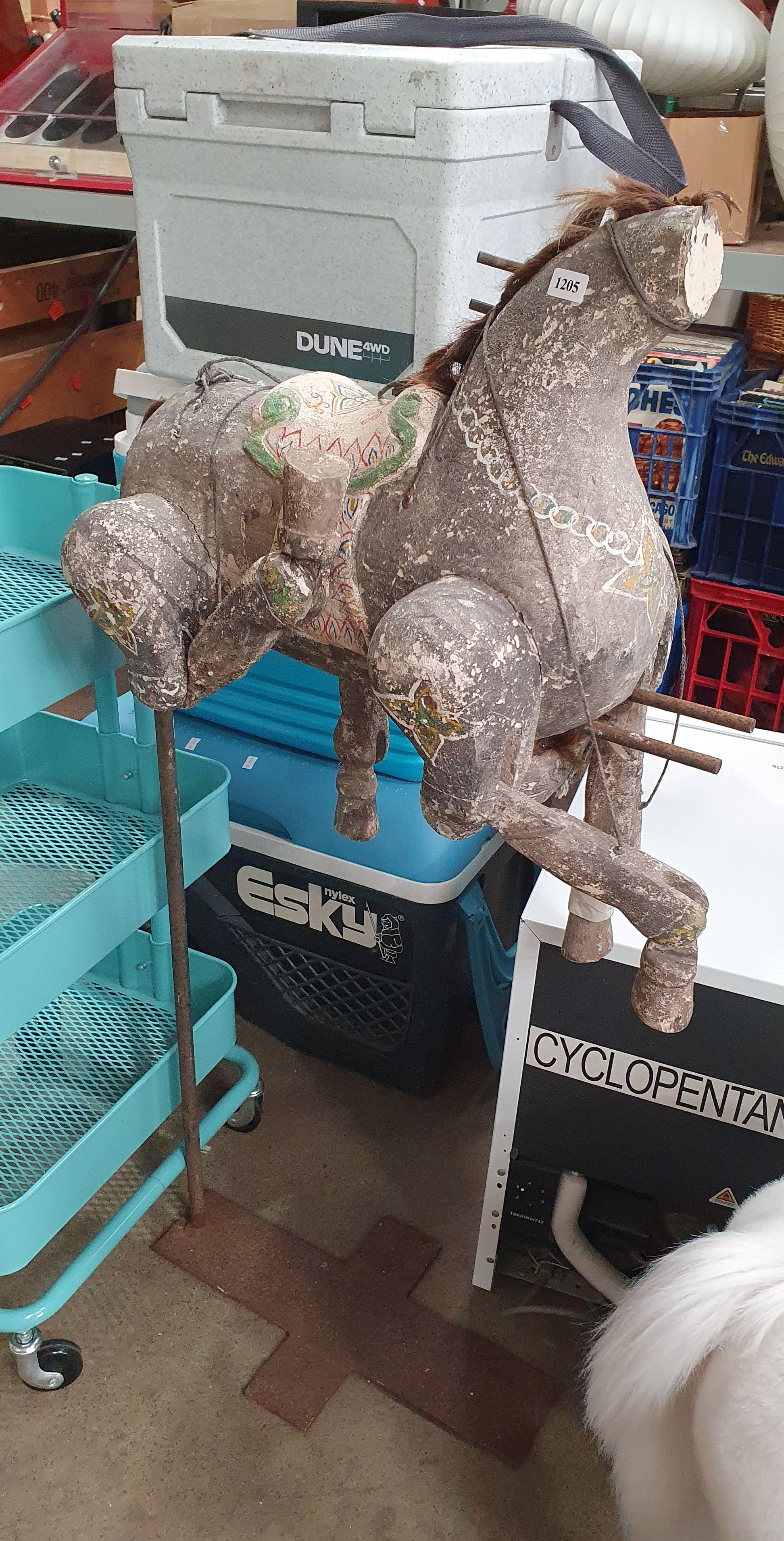 A Timber Decorative Horse