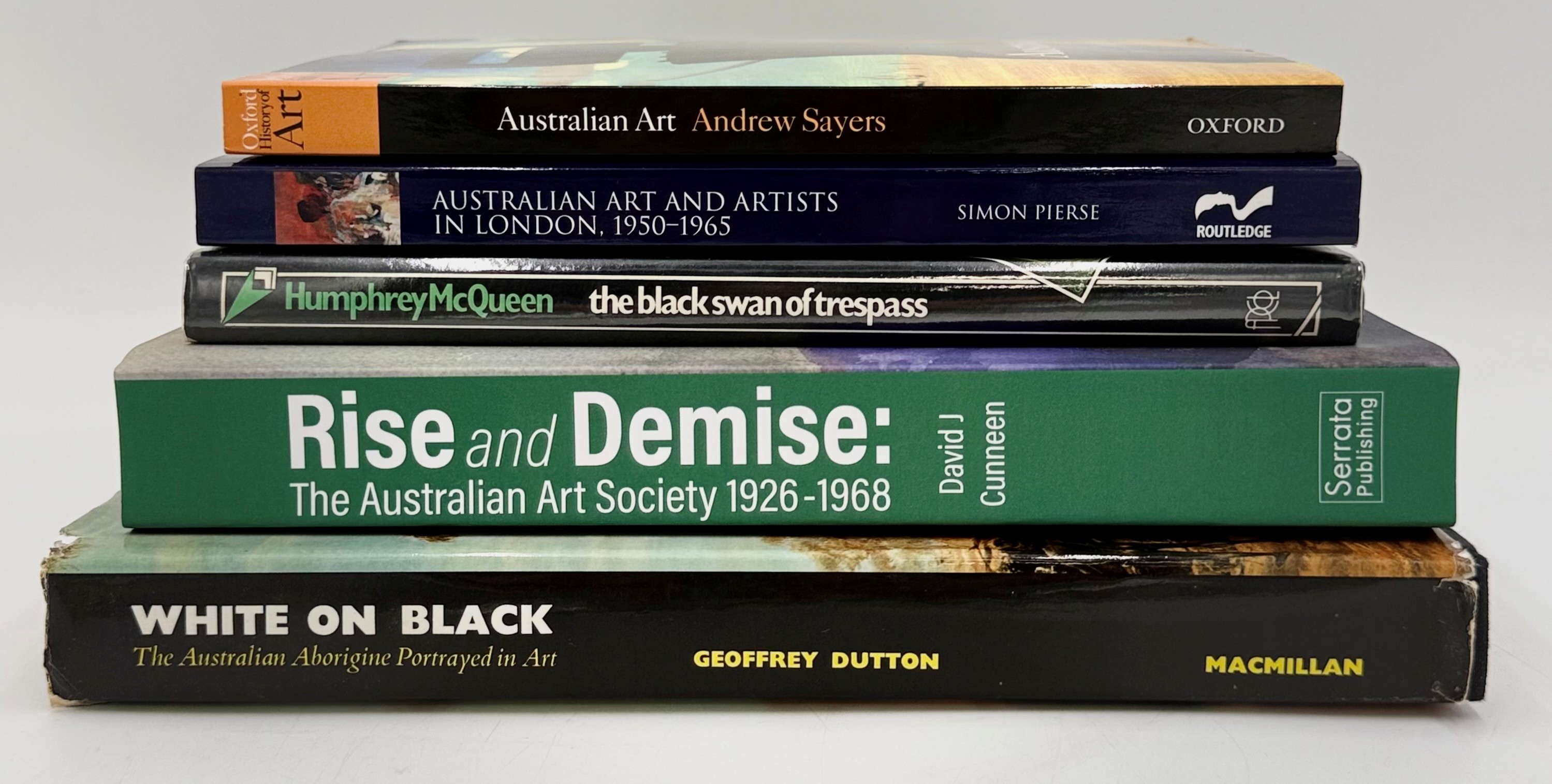 A COLLECTION OF BOOKS ON AUSTRALIAN ART HISTORY