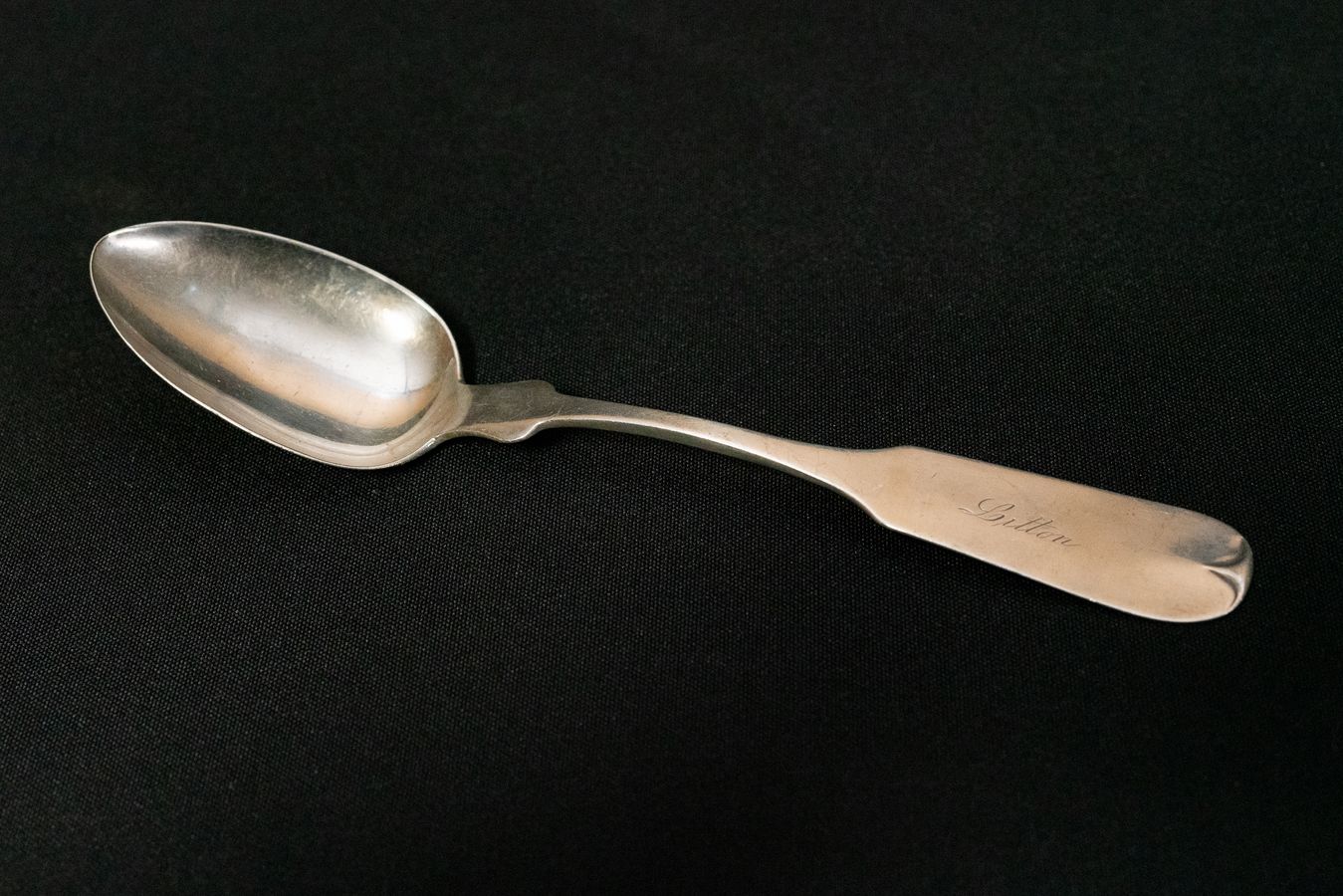 Three Early Sterling Silver Large Serving Spoons | Harritt Group, Inc