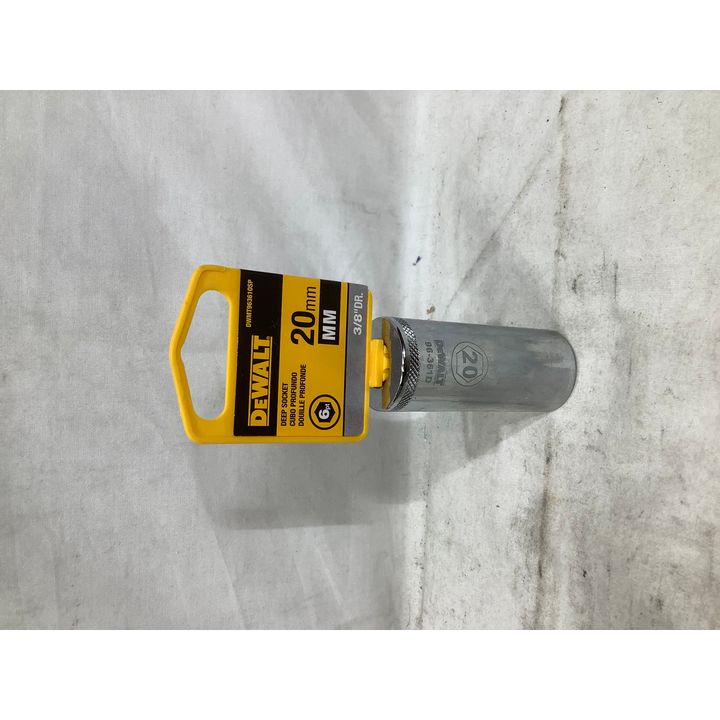 DeWalt 20mm Deep Socket 6pt MM 3/8"Dr.