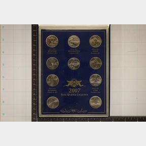 2007-P & D STATE QUARTER COLLECTION, 10 UNC COINS