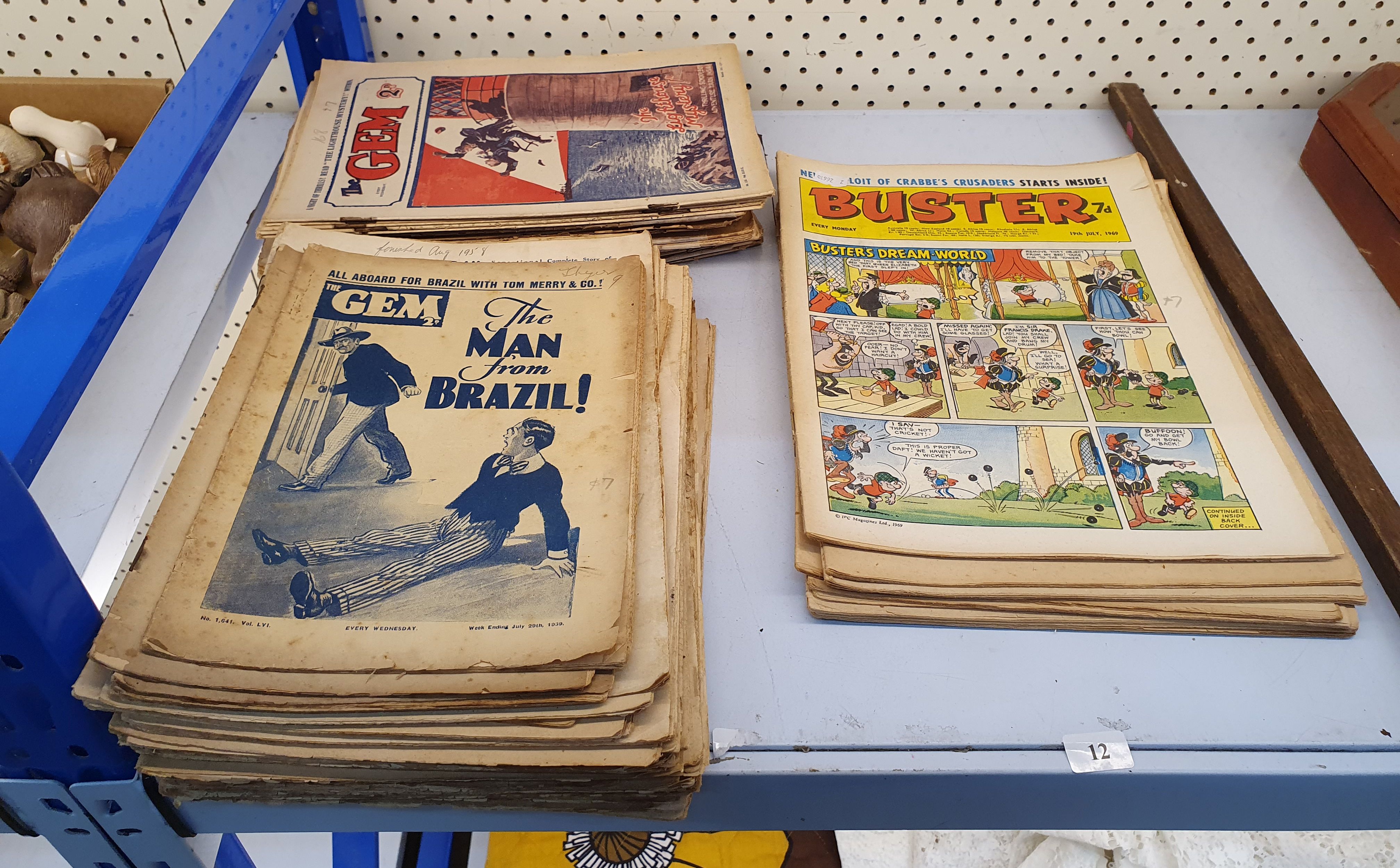 12 · A GROUP OF VARIOUS COMICS