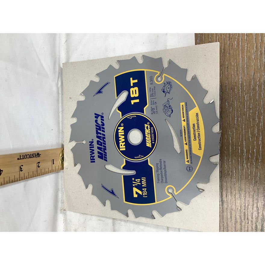 Irwin Marathon 7-1/4"/18T Saw Blade