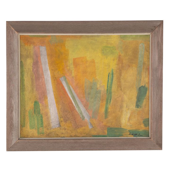 Helen Frankenthaler. Abstract, oil