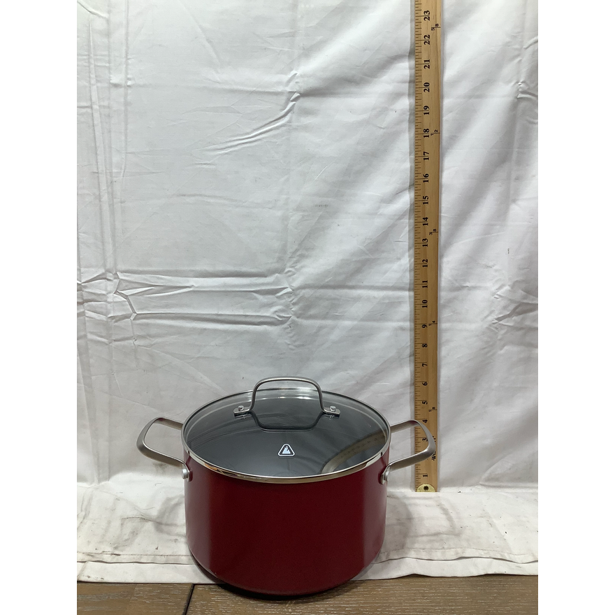 The Cookware Company Red Volcano Covered Stockpot