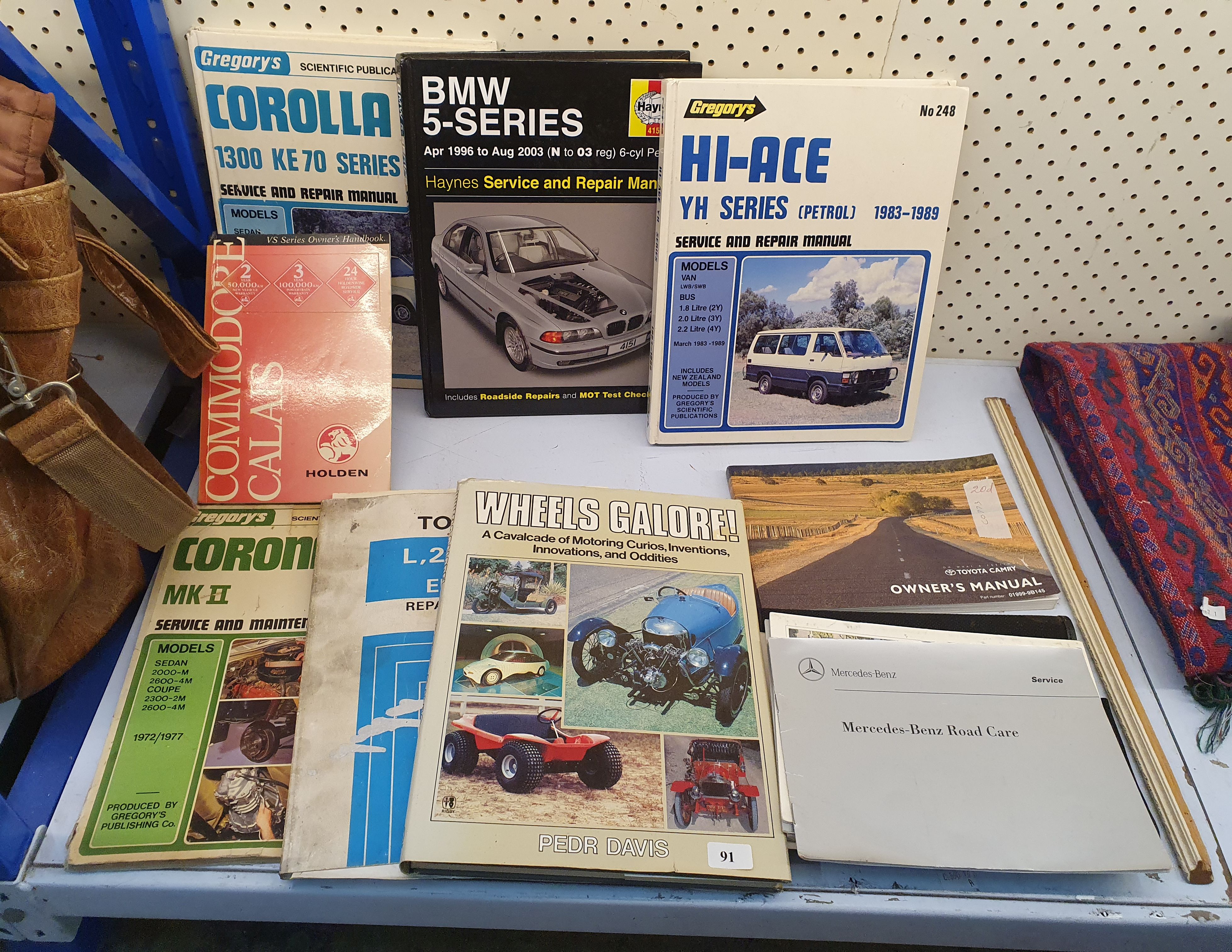 91 · A GROUP OF CAR BOOKS