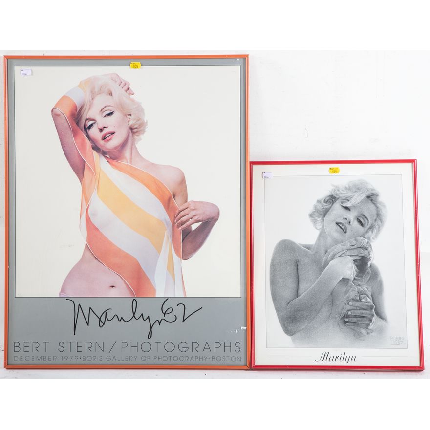 Two Framed Marilyn Monroe Posters