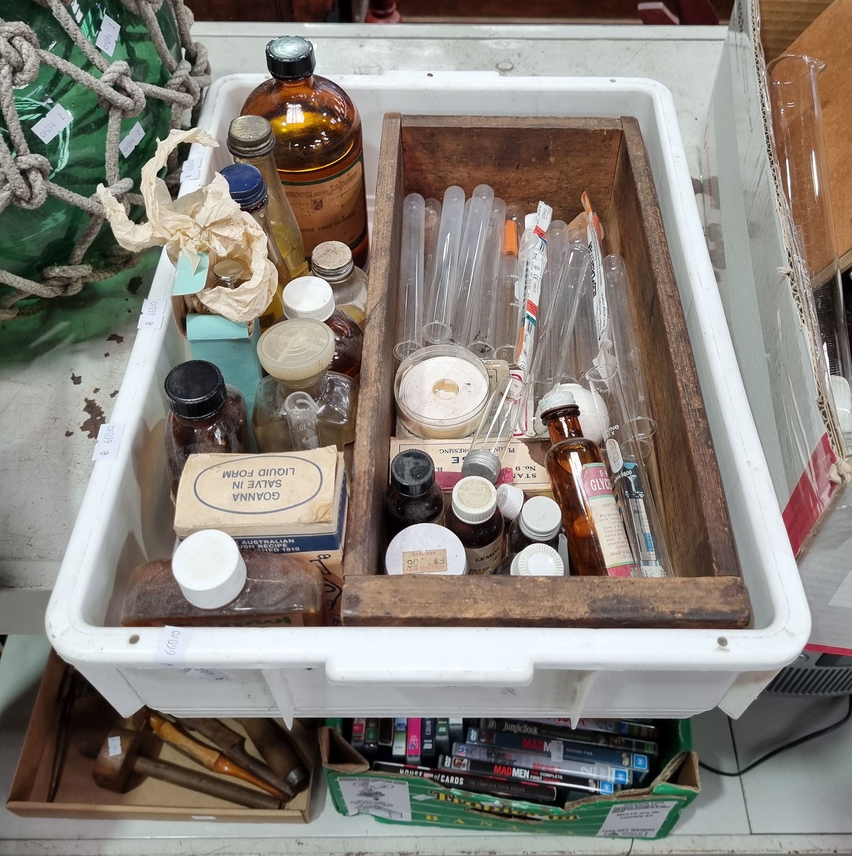 Two Boxes Of Various Chemist Tools
