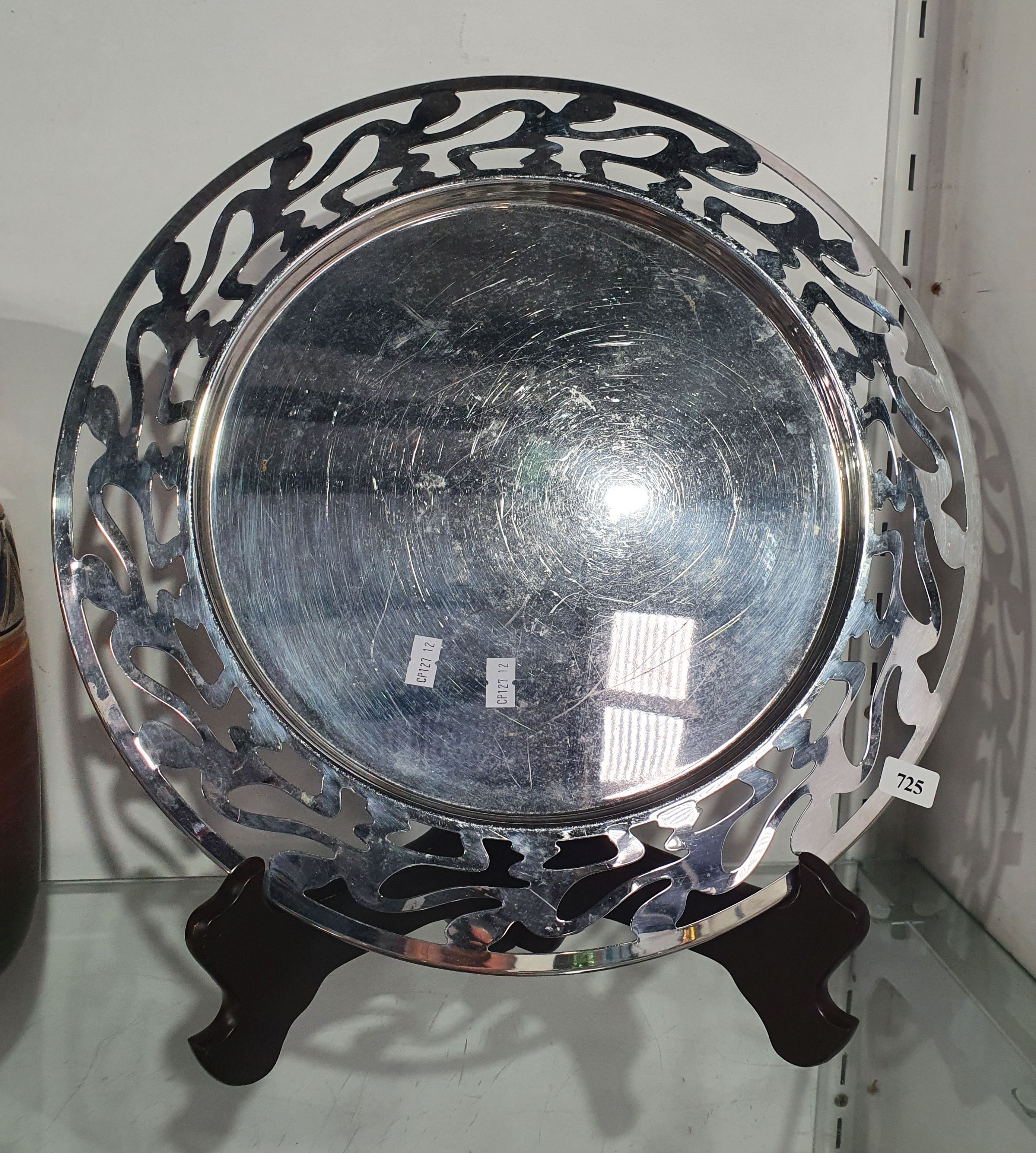 A LARGE ALESSI 'ETHNO' CIRCULAR TRAY