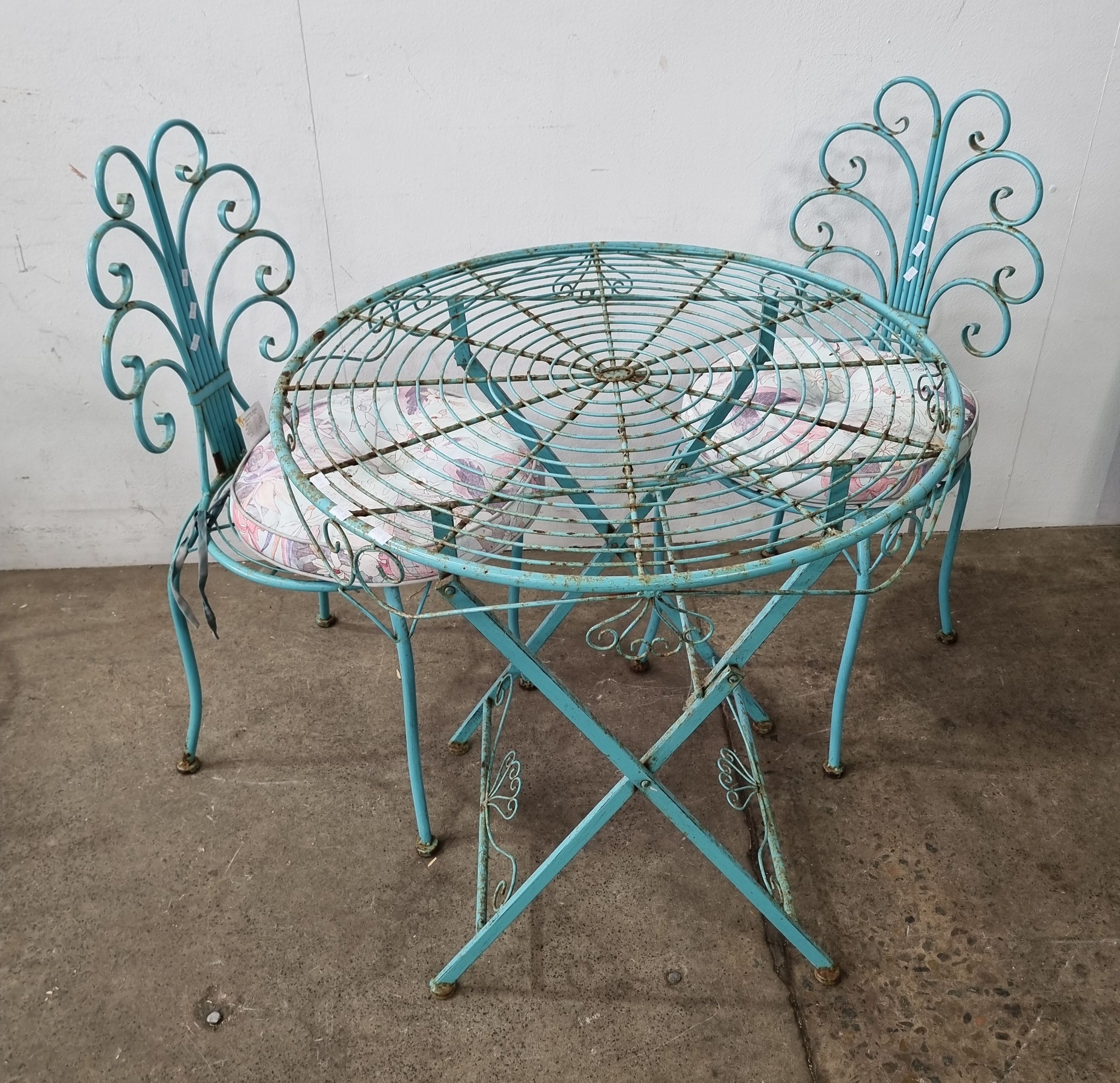 A Three Piece Outdoor Setting