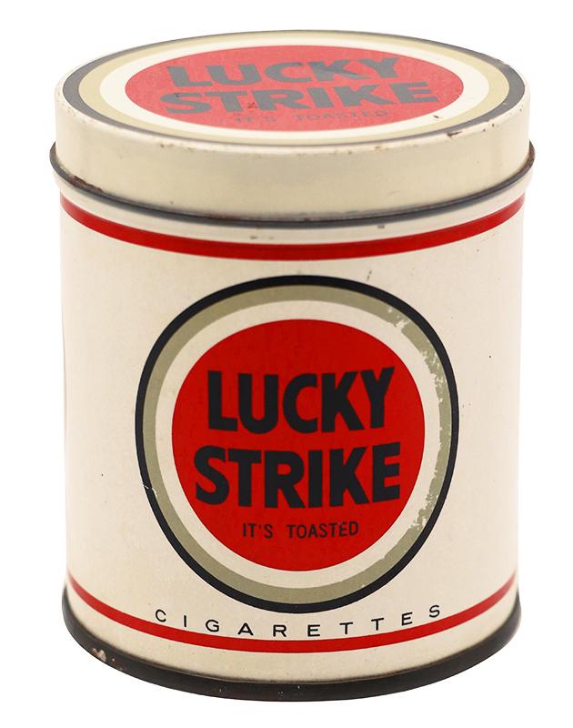 Vintage Lucky Strike Nickel Half Wave, 1/2oz Nickel / Red / White