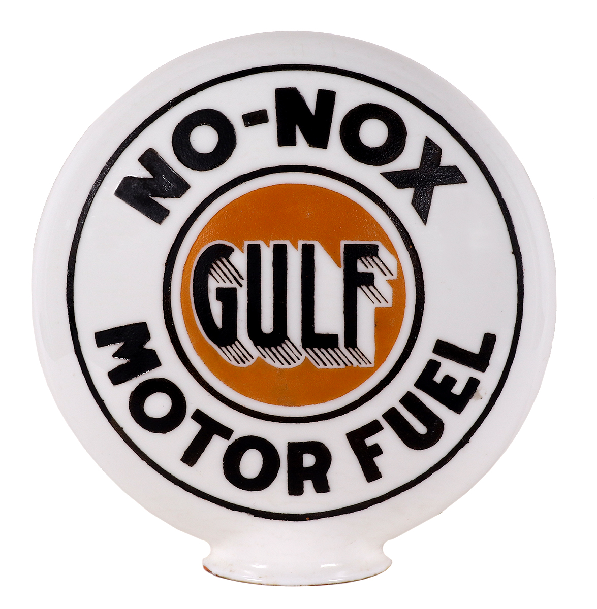 GULF NO-NOX GAS PUMP GLOBE 