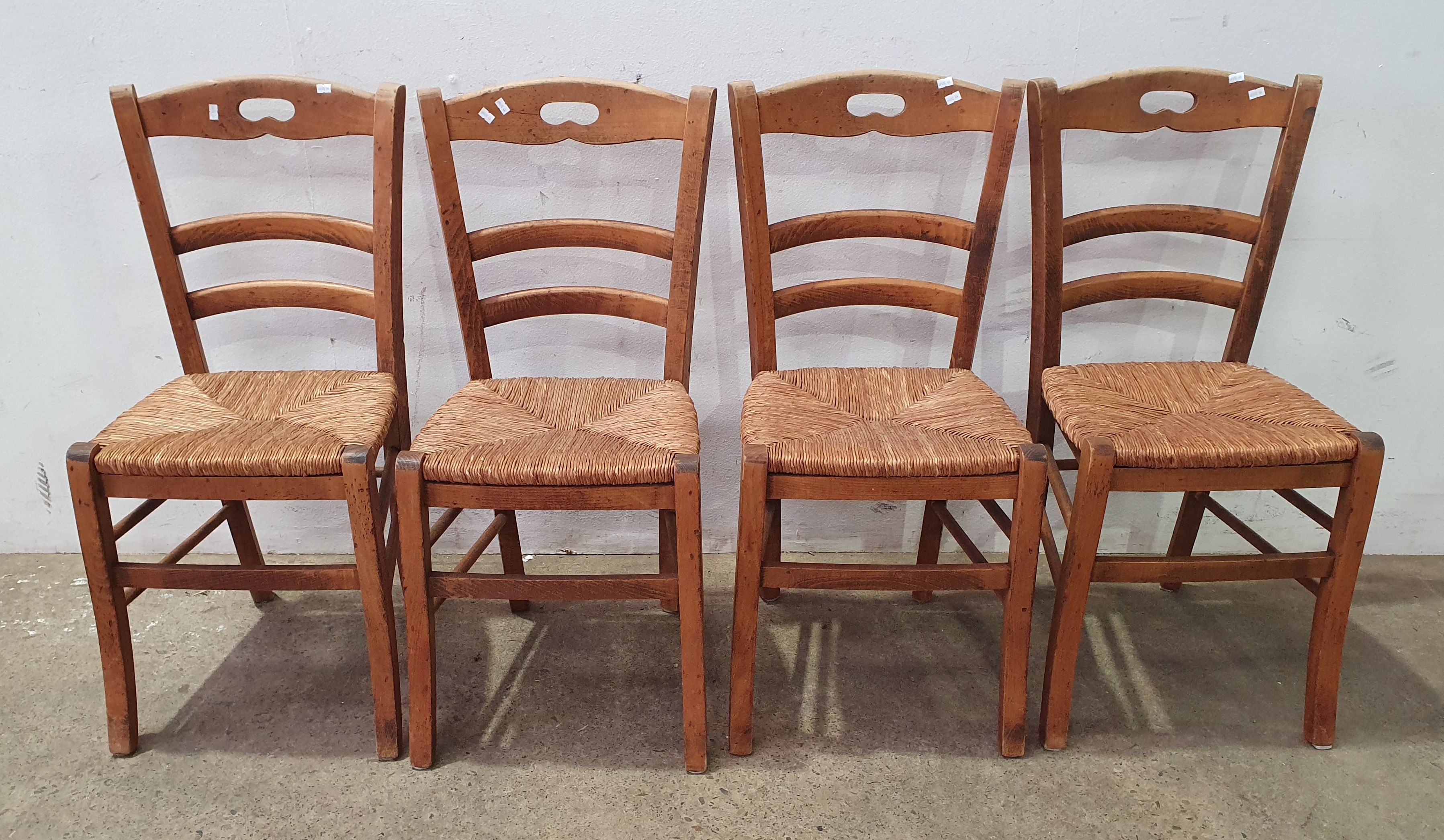 Four Cottage Style Dining Chairs