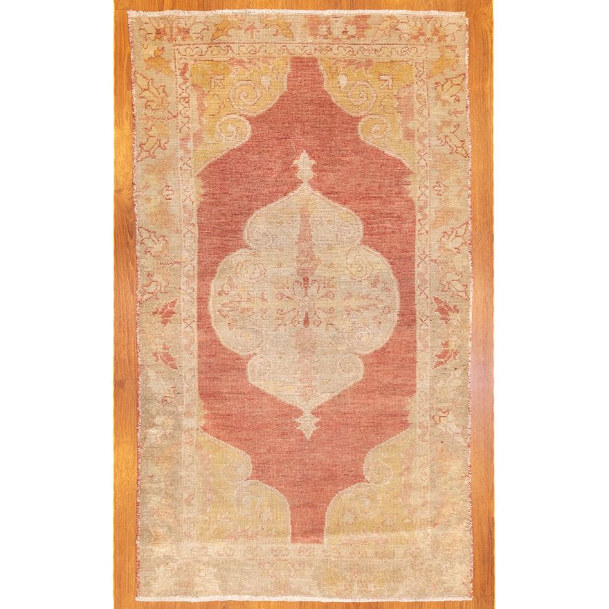 Semi-Antique Oushak Rug, Turkey, 2.10 x 4.8
