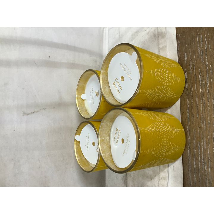 (4) Opal House 5oz Citron Bazaar Scented Candle