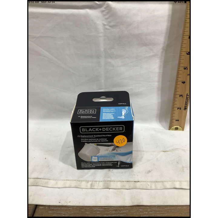 Black & Decker (1) Replacemnet Scented Pre-FIlter VSPF10LC