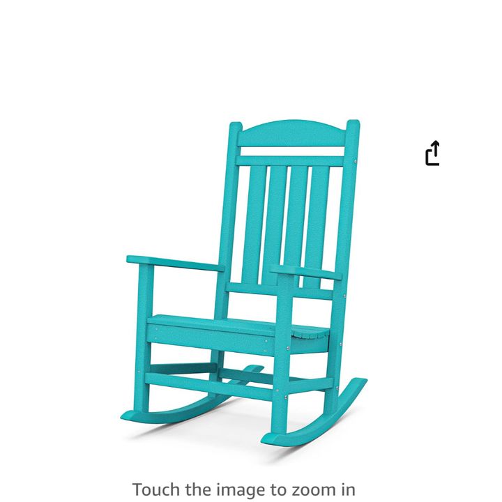 Polywood Presidential Rocking Chair, Teal