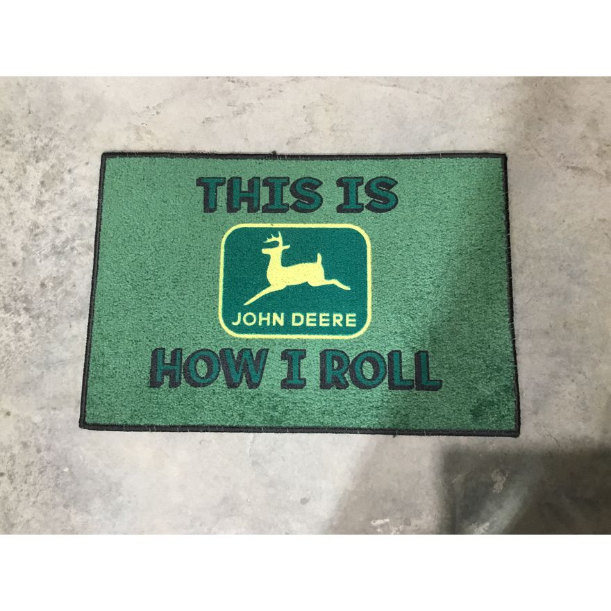 "This is How I Roll" (27x18) John Deere Door Mat