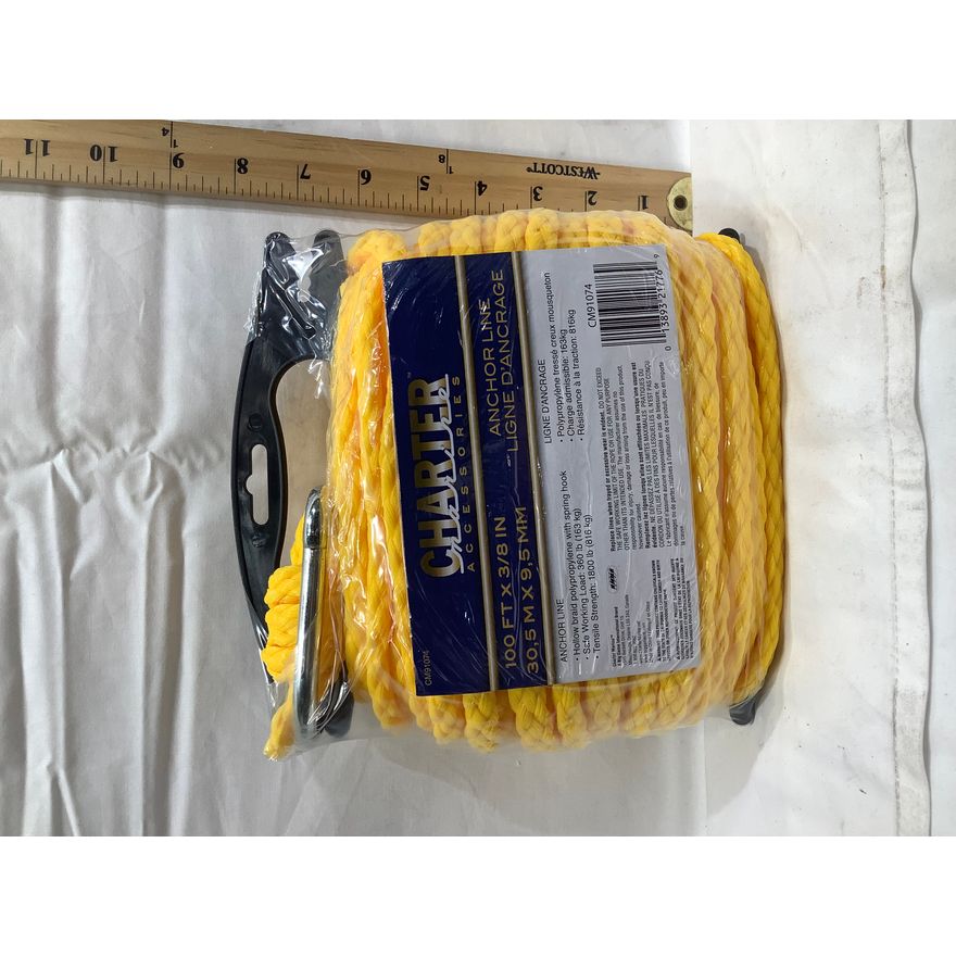 Charter Marine Accessories Anchor Line 100ft x 3/8in