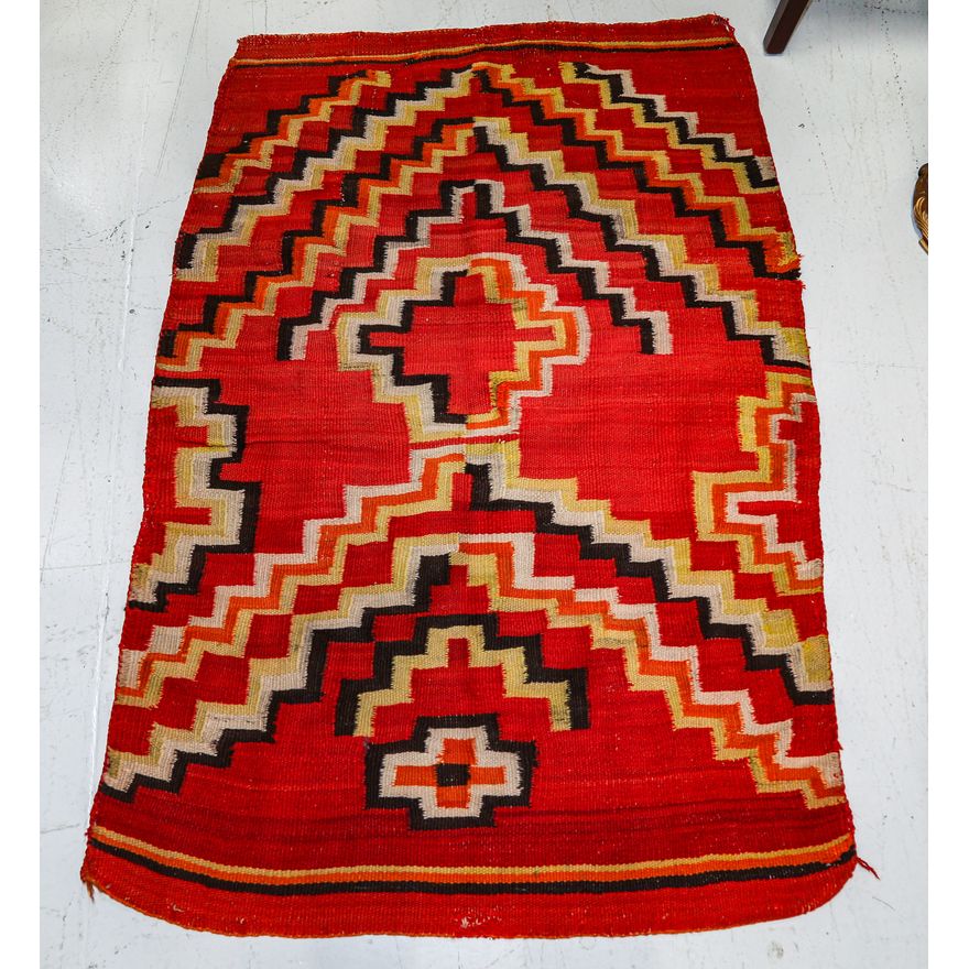 A Navajo Transitional "Cross" Blanket