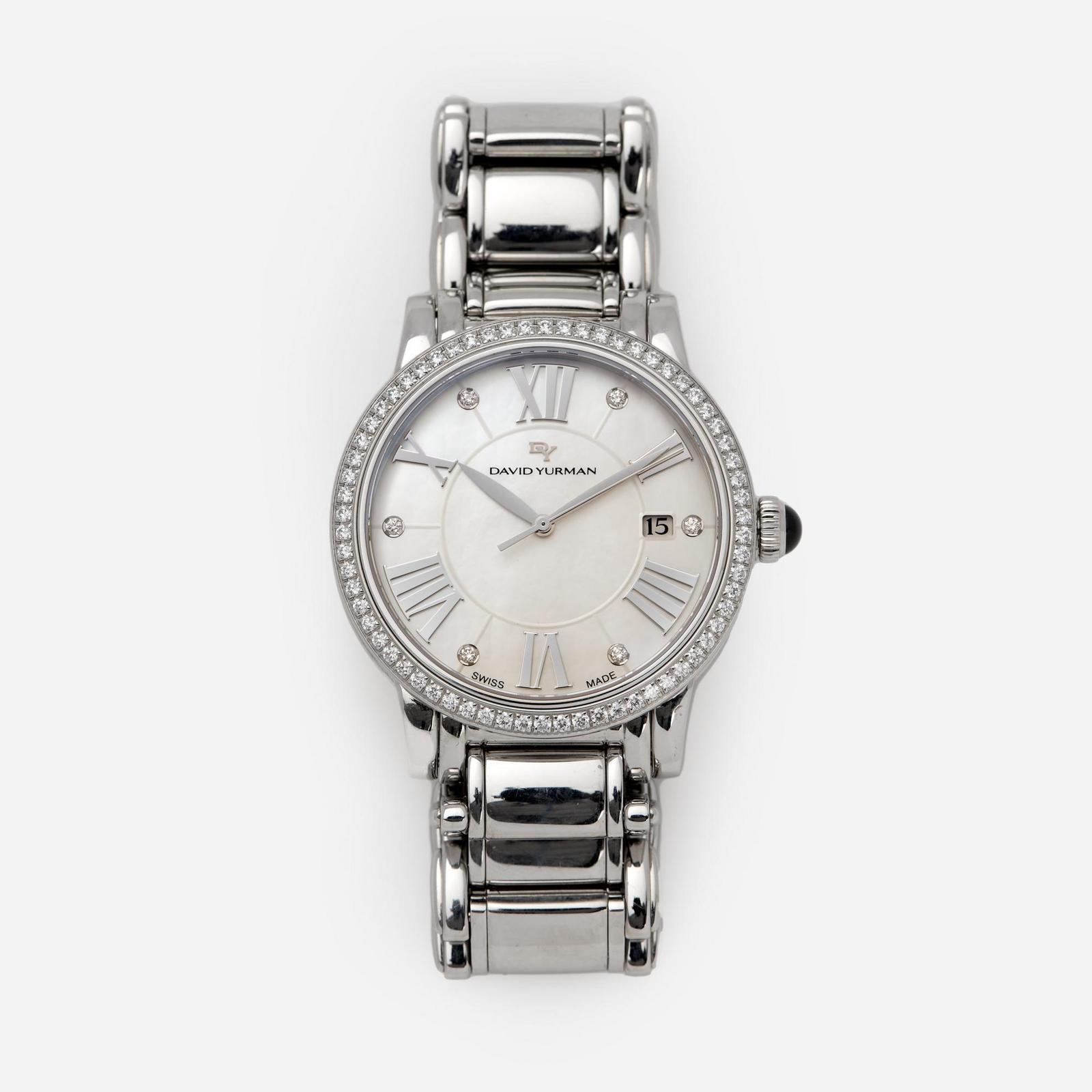 David Yurman Classic T716 Watch with Diamond Bezel | Circle Auction
