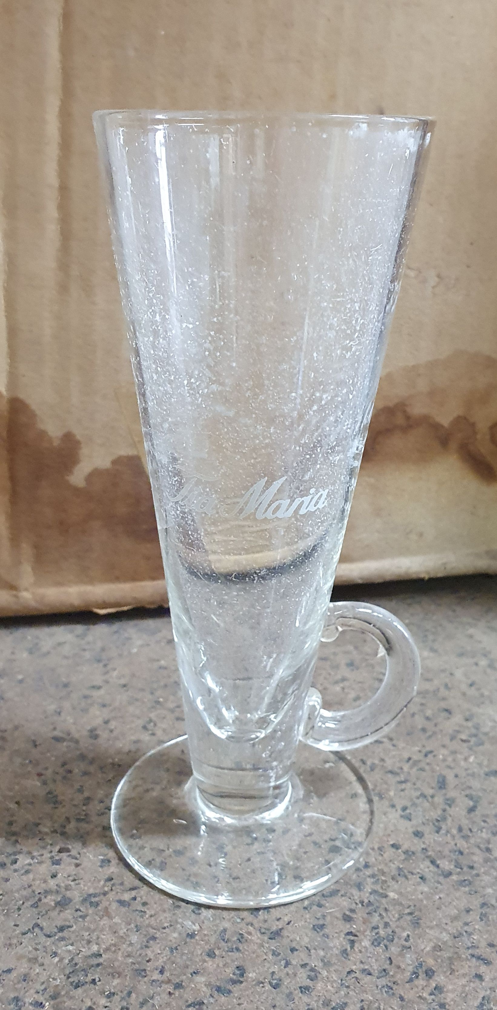 TWO BOXES OF TIA MARIA GLASSES