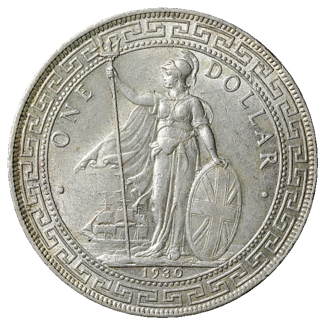 イギリス GREAT BRITAIN ジョージ5世 GEORGE V(1910－1936)1ドル銀貨
