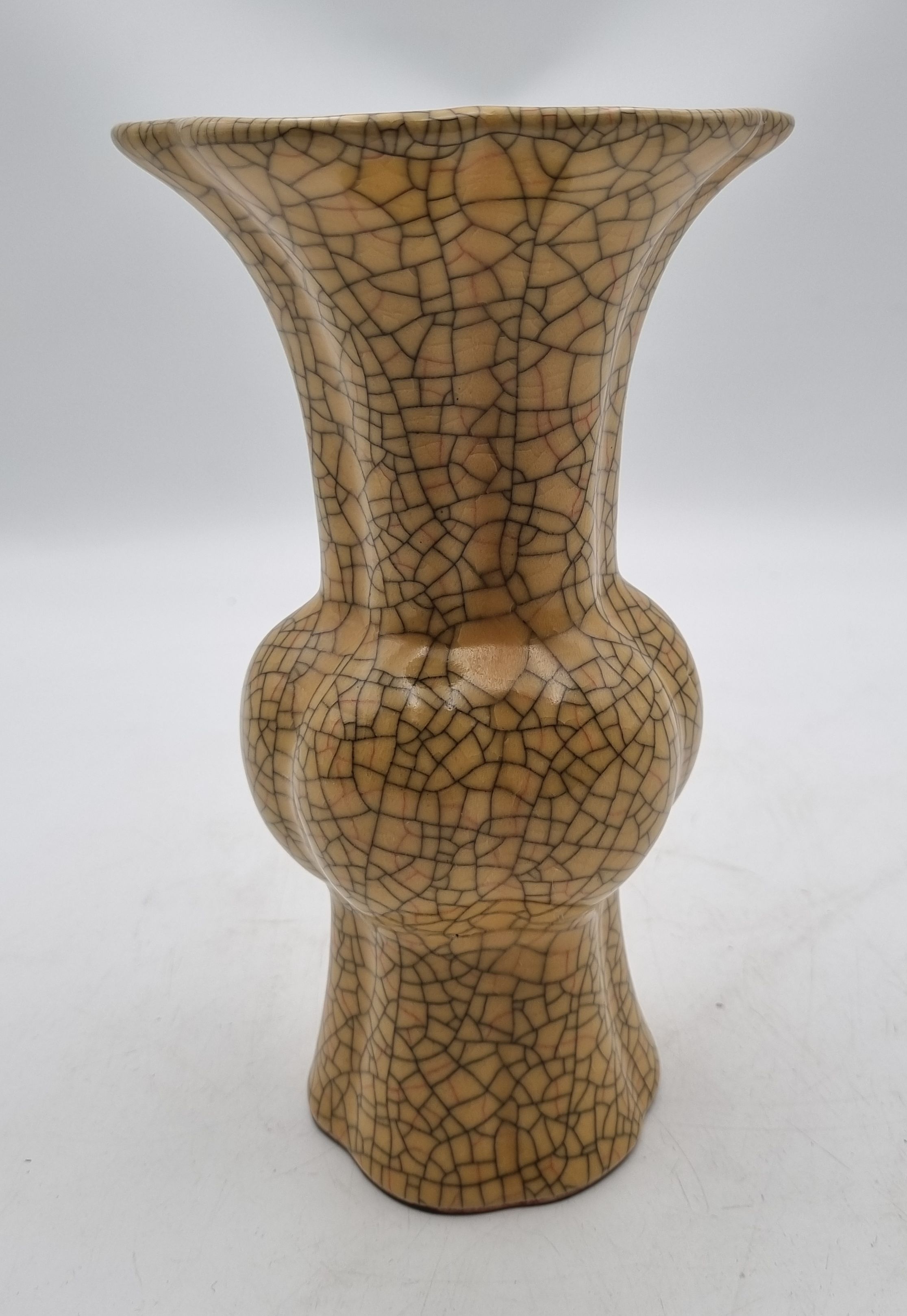 A Chinese Crackle Glazed Porcelain Vase
