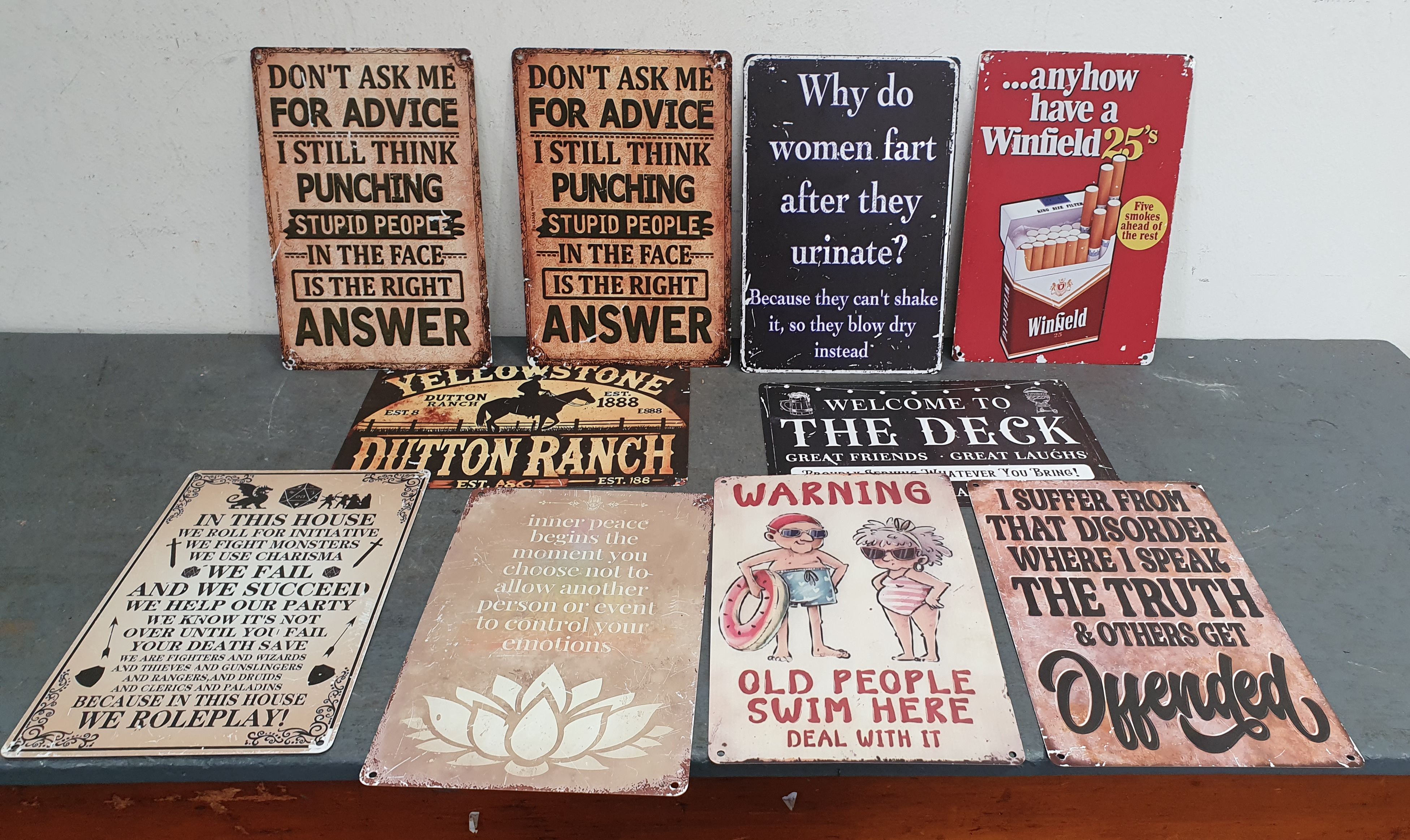 1265 · A GROUP OF SIGNS