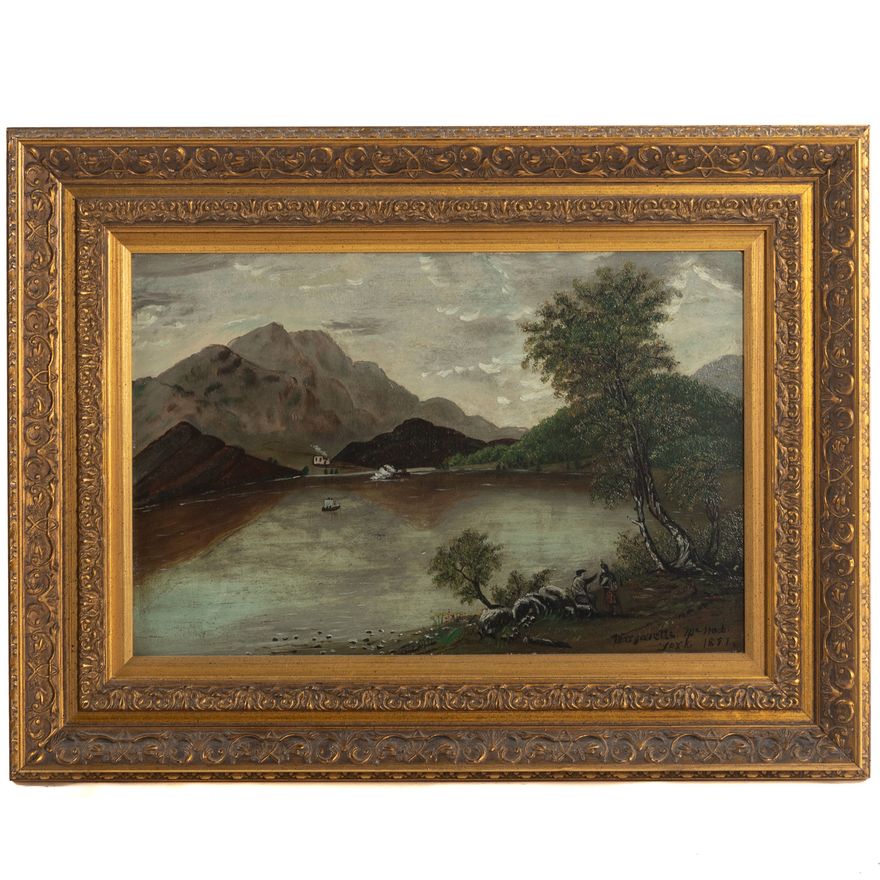 Margarette McNab. "York 1891," oil