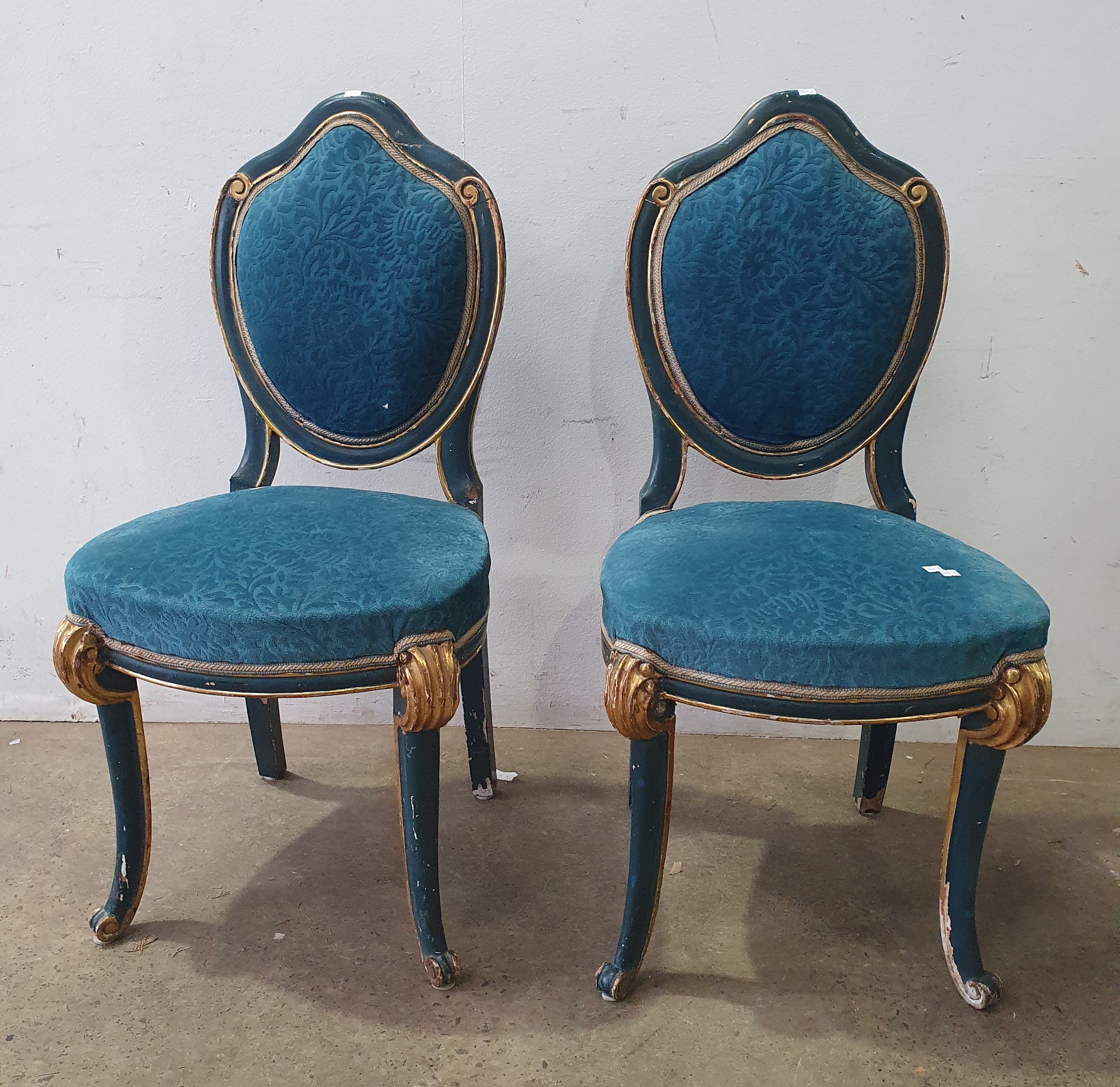 A Pair Of Early 19th Century Scandinavian Parlor Chairs