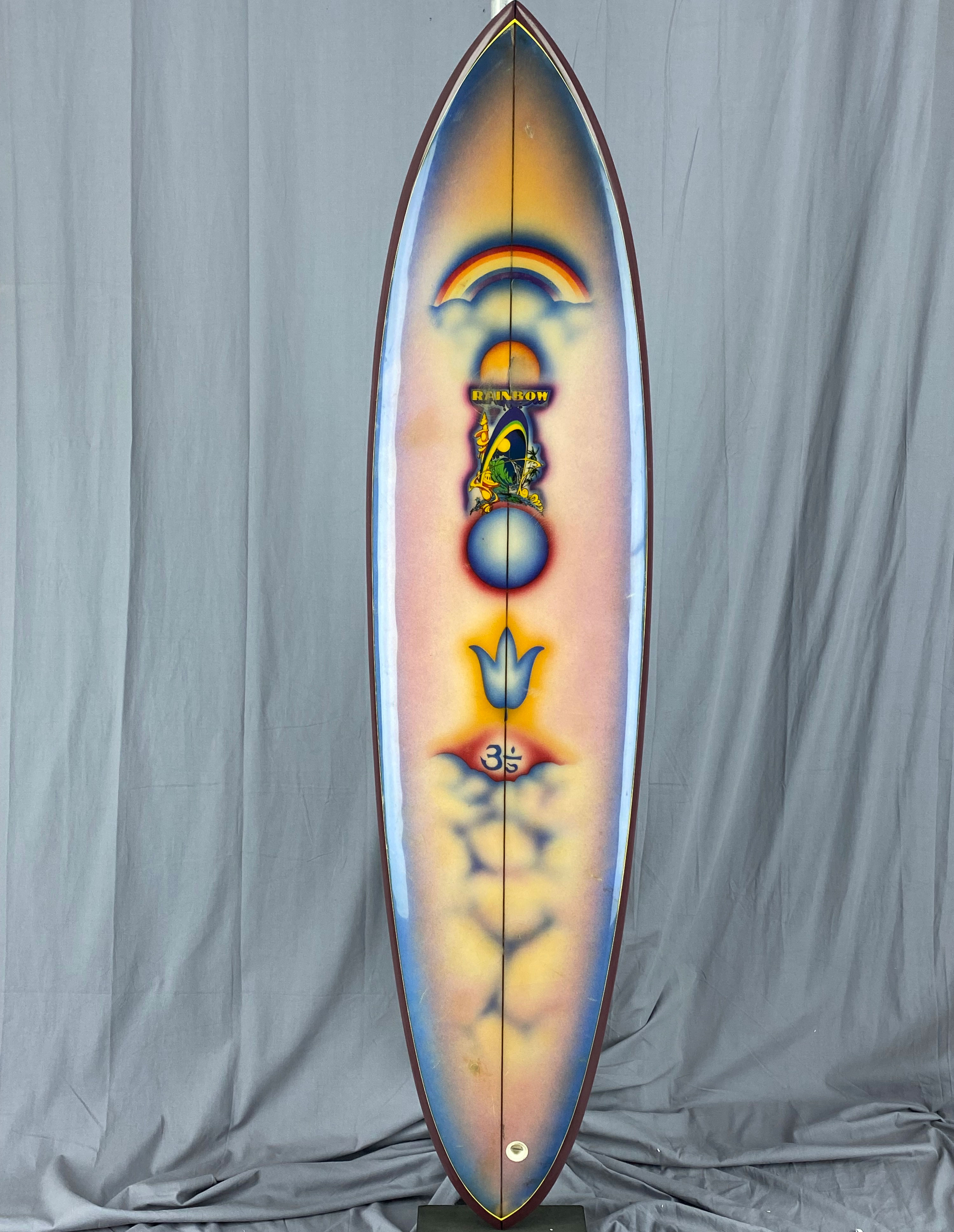 1970 Mike Hynson Rainbow Surfboard - Counter Culture Set