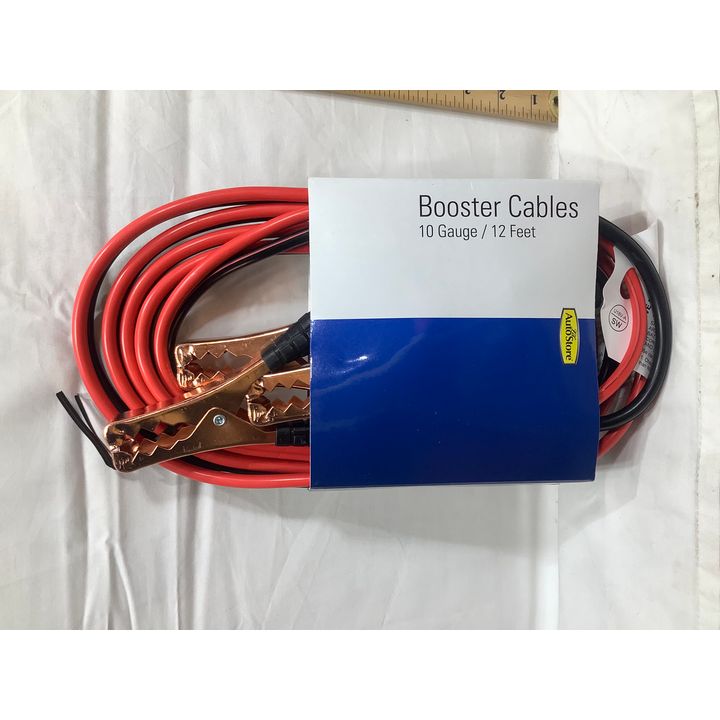 Booster Cables 10 Gauge & 12ft