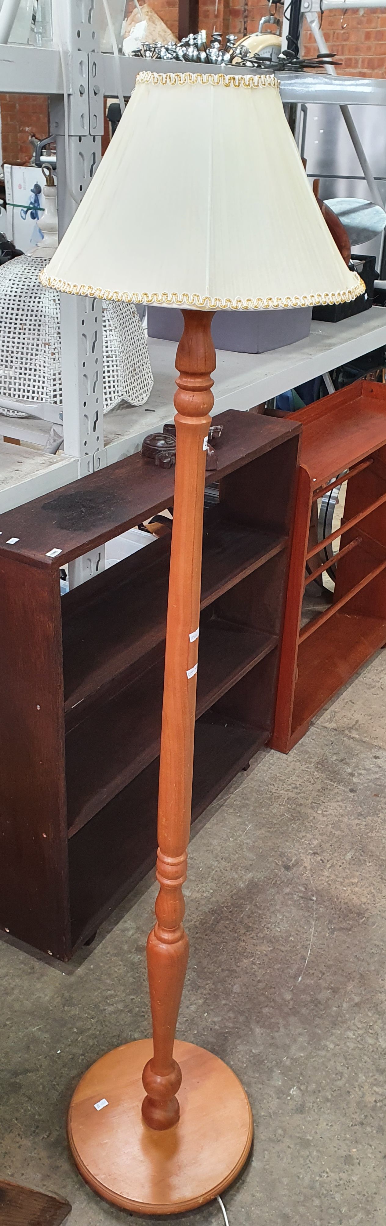 A Pine Country Style Standard Lamp