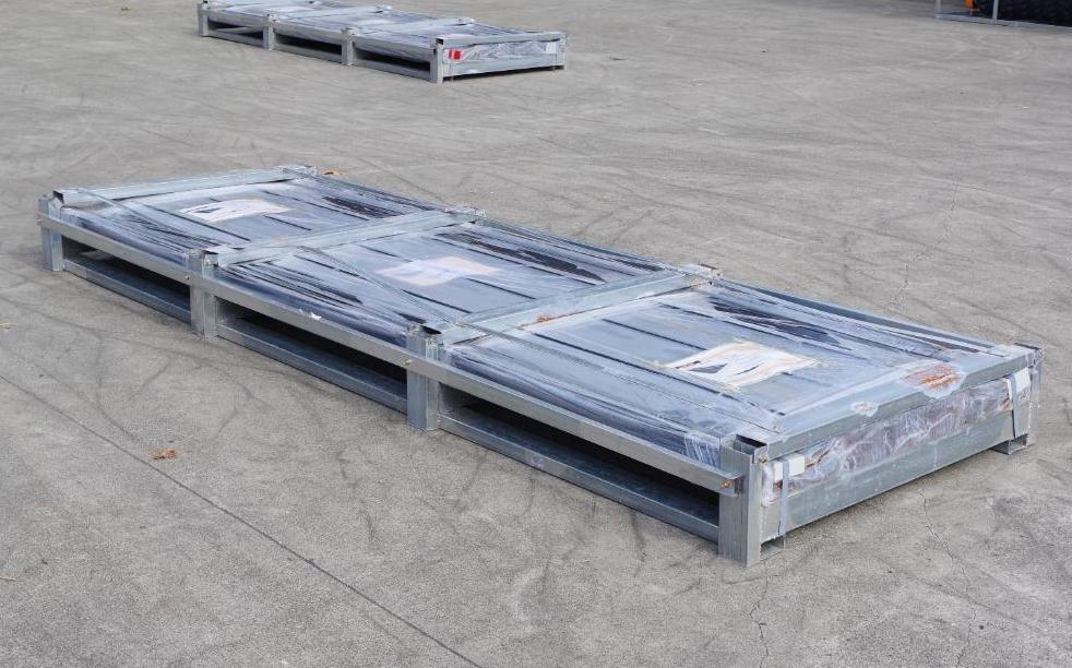 [100] STARVOX Heavy Duty 10' x 3' Corrugated Steel Panels, Galvanized ...