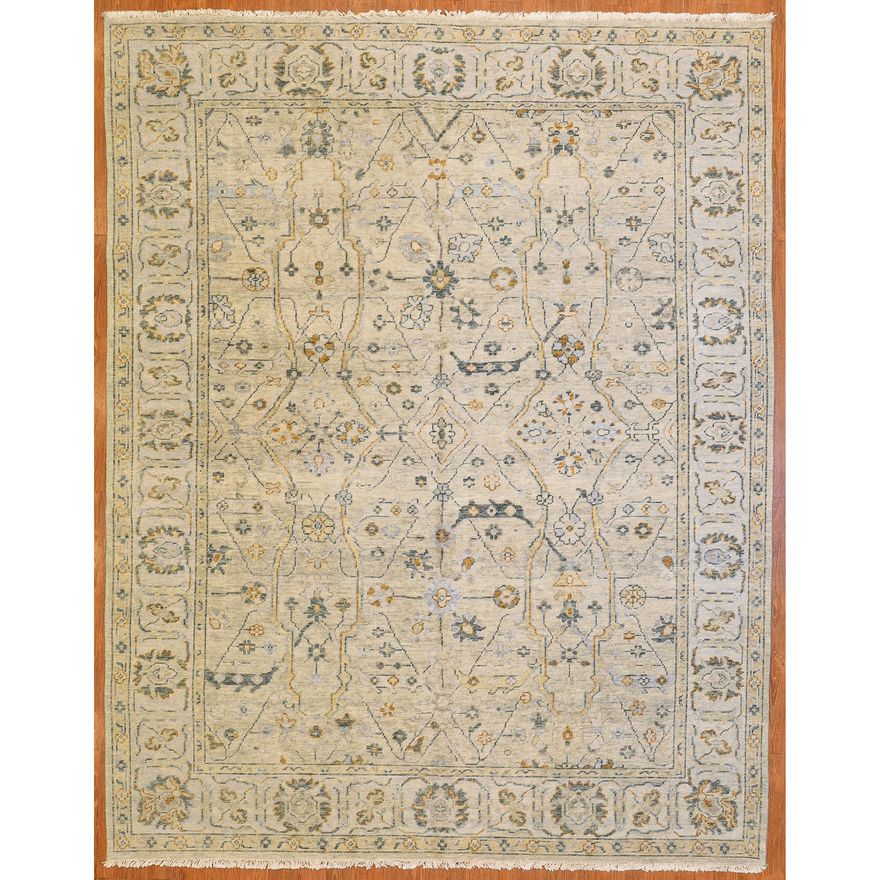 Indo Oushak Rug, India, 7.10 x 9.10