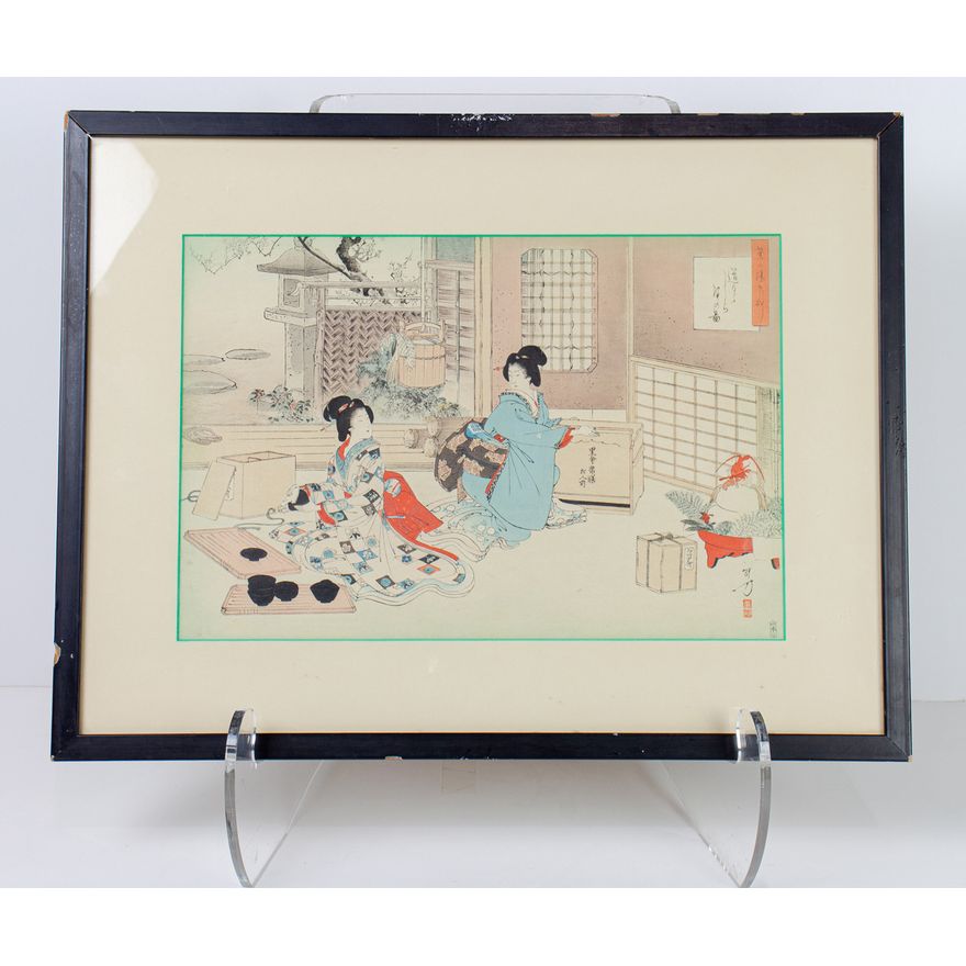 Mizuno Toshikata (1866-1908) - Scenes of Tea Ceremony