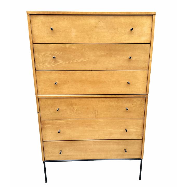 PAUL MCCOBB for WINCHENDON Planner Group Dresser, Double Stack 6 Drawers