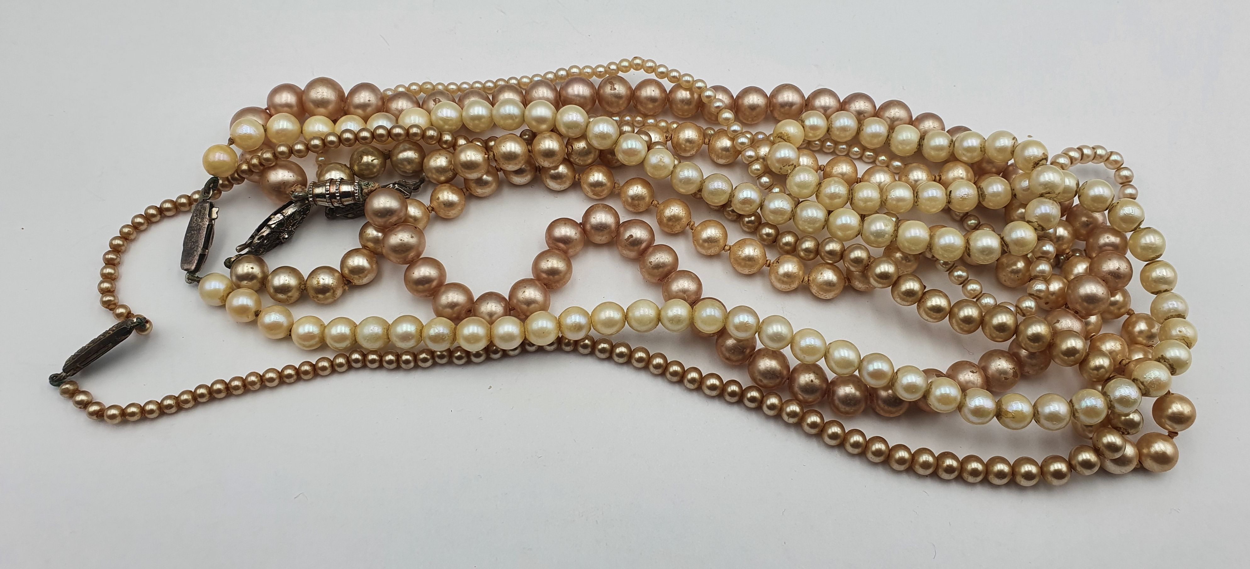 292 · FOUR PEARL NECKLACES