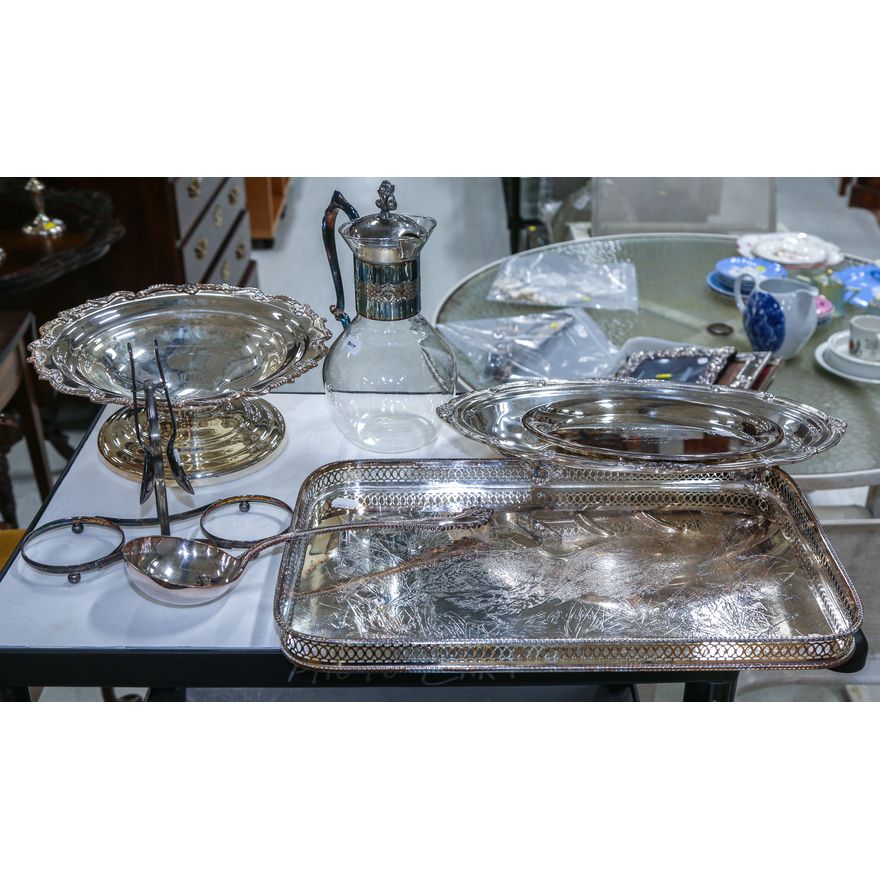 Group of Silver Plated Hollowware