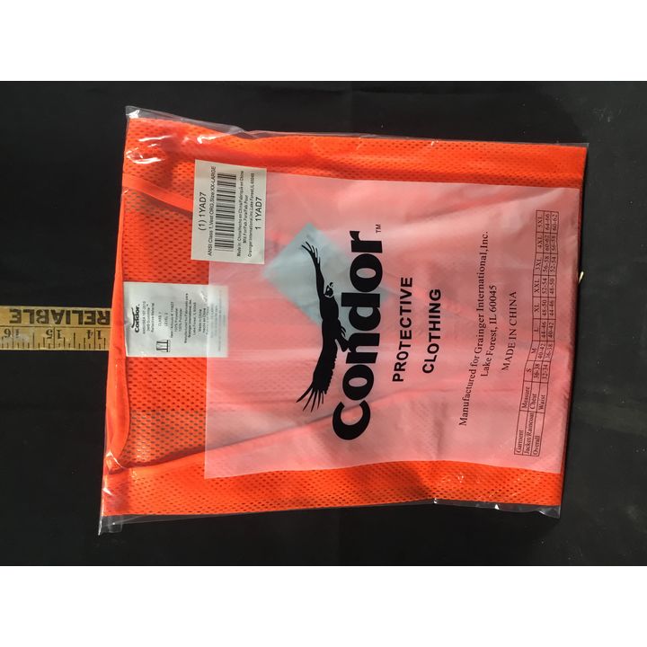 Condor Protective Clothing, Orange, Size XXL