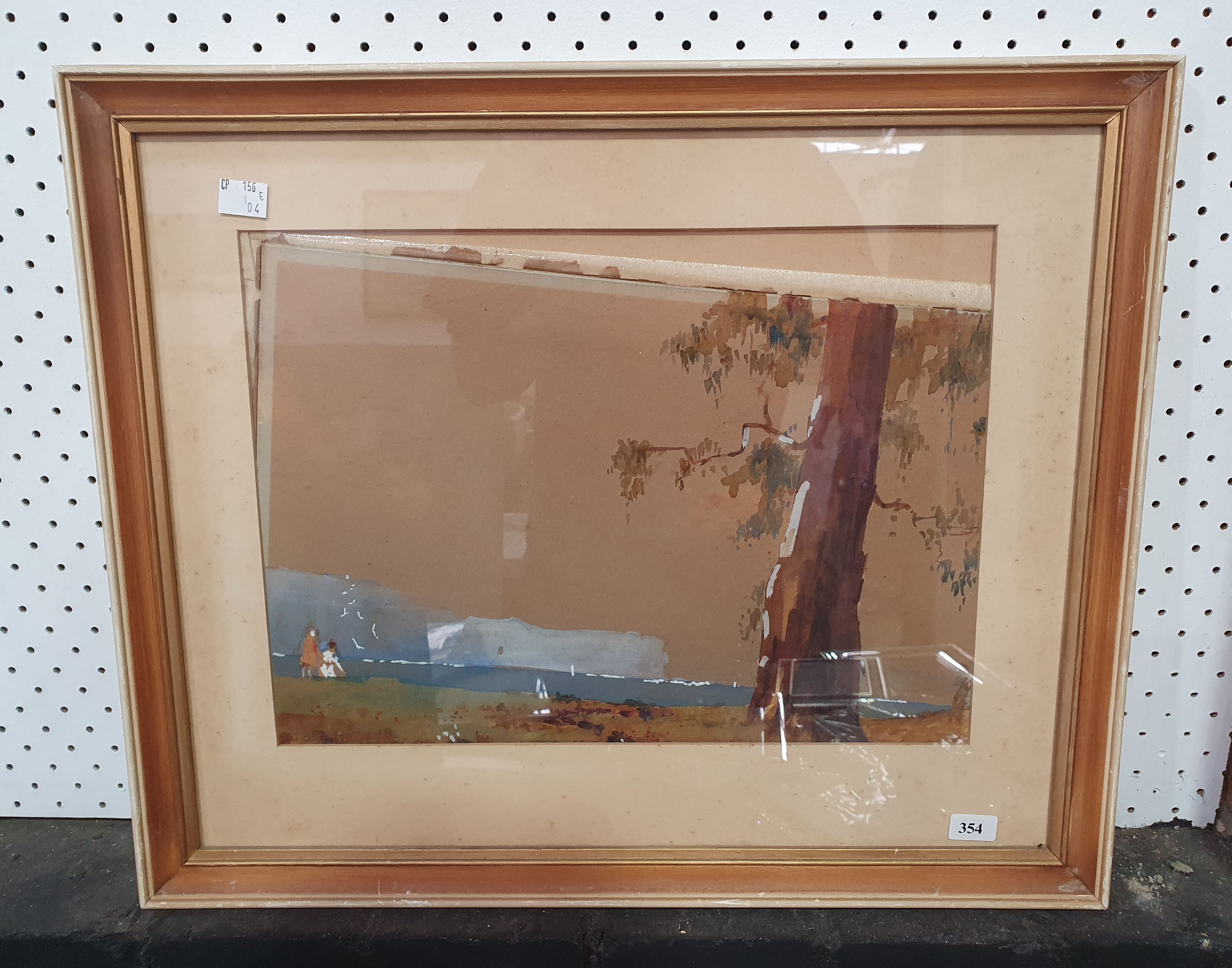 A Framed Watercolour Painting
