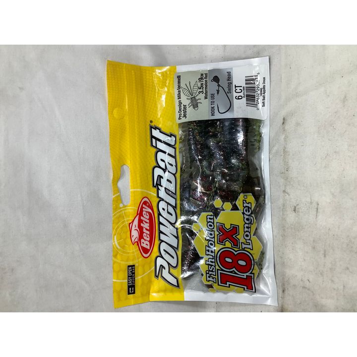 6ct Berkley PowerBait Mike Laconelli Jester Watermelon red Fishing Bait