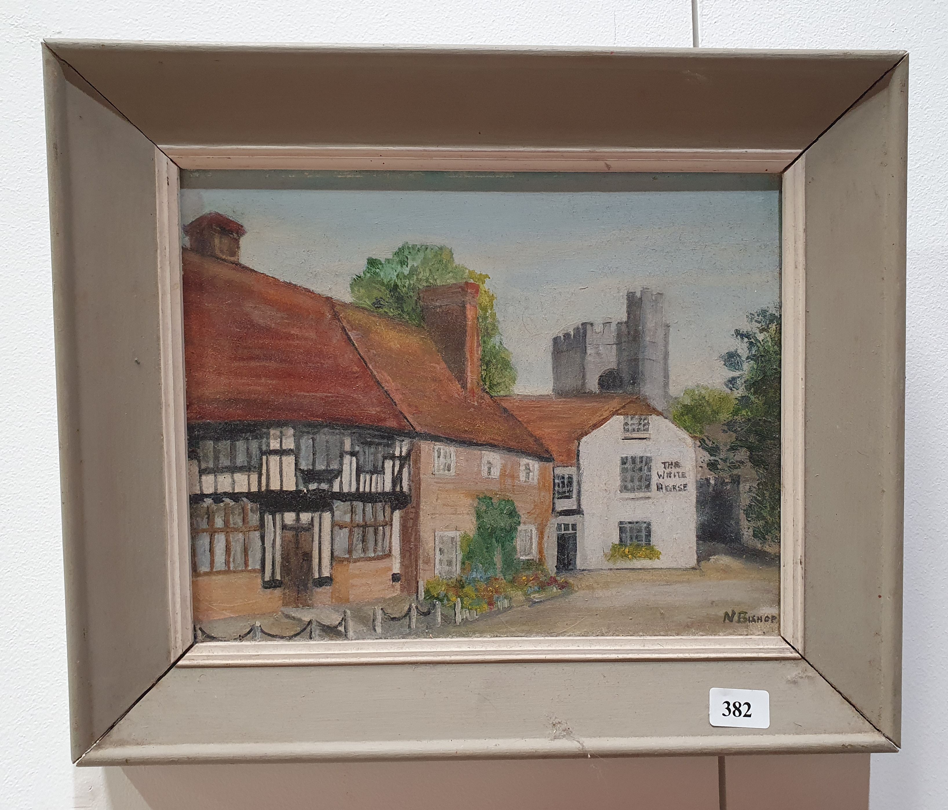 382 · A FRAMED PAINTING