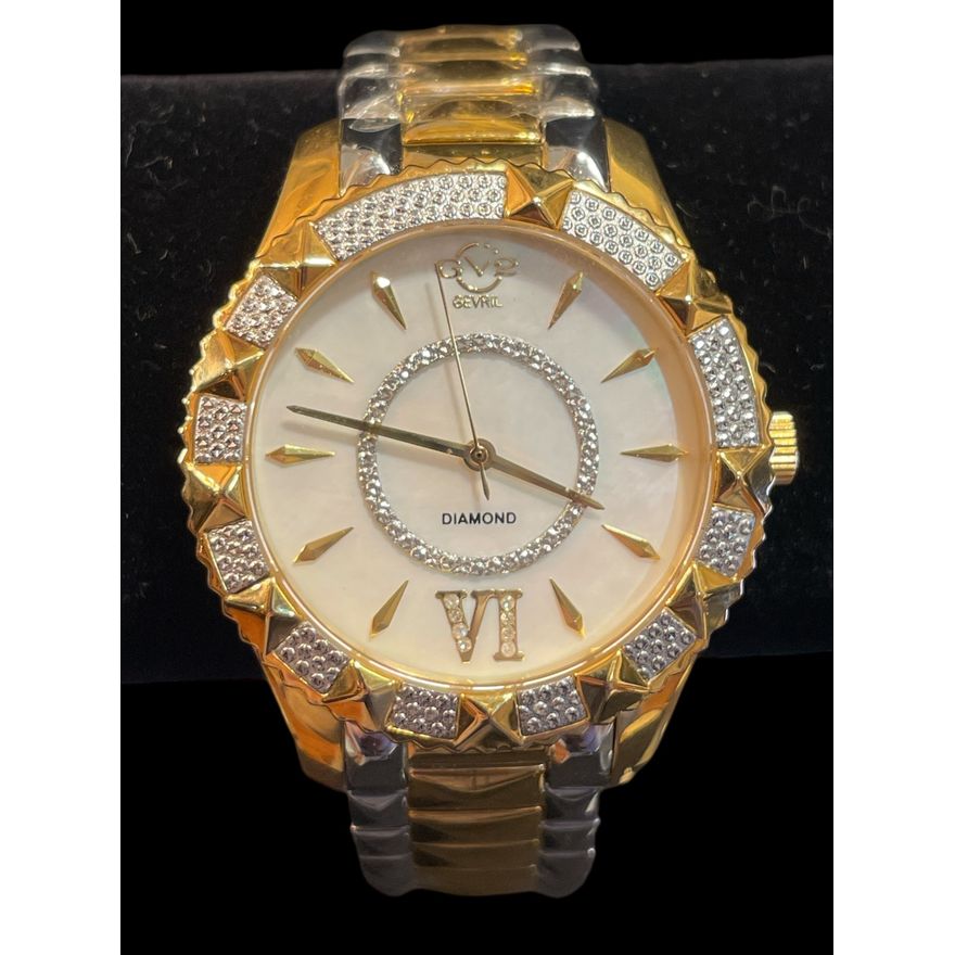Italian GEVRIL GV2 Venice Diamond Watch
