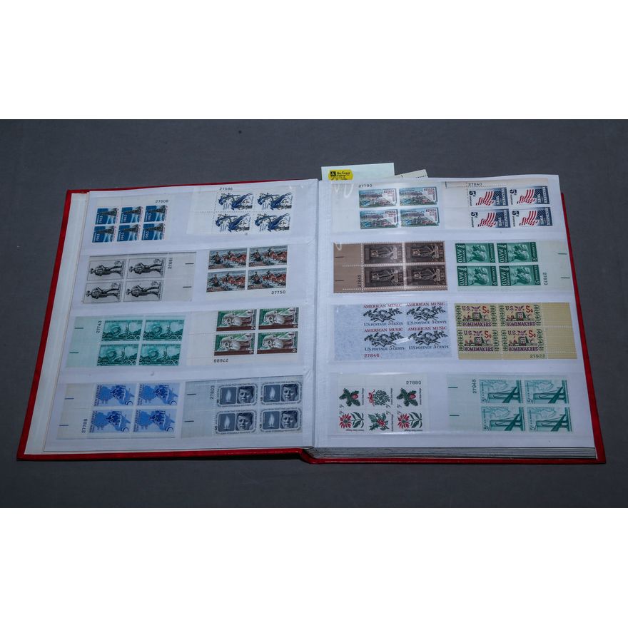 Assorted U.S. Postage Stamp Plate Blocks