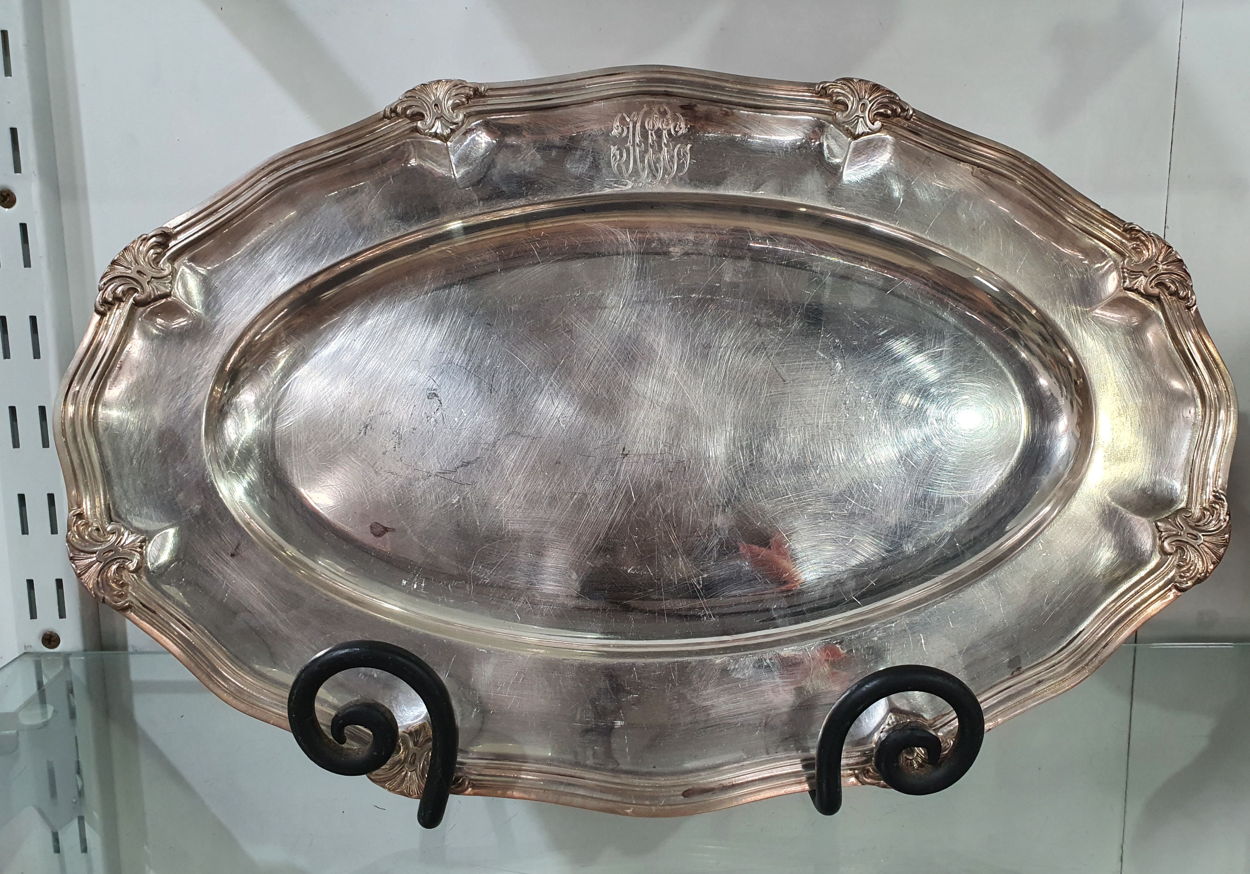 A Christofle Silver Plated Oval Dish